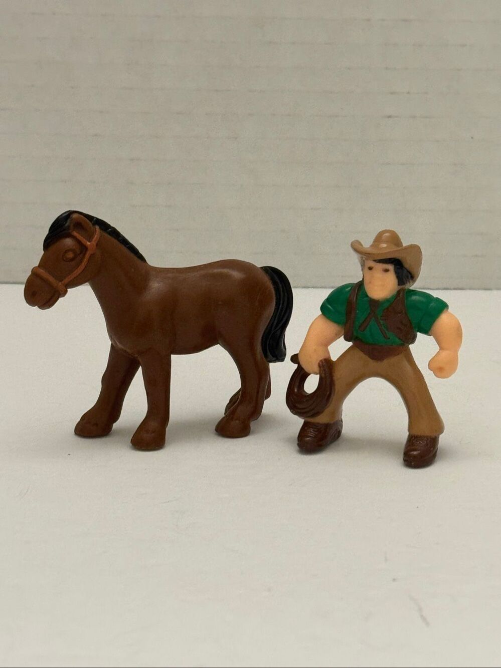 Lincoln Logs Cowboy Western Action Figure & Horse Replacement Parts